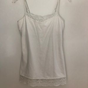 Express white cami size M as seen on Elena Gilbert in The Vampire Diaries!